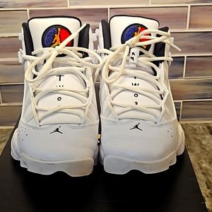 Jordan 6 Rings ‘Paint Splatter’ White with Speckled Midsole